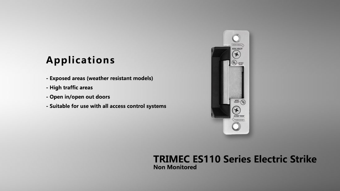 Trimec ES110 Series Electric Strike 9 ES110 ElectricStrike 5