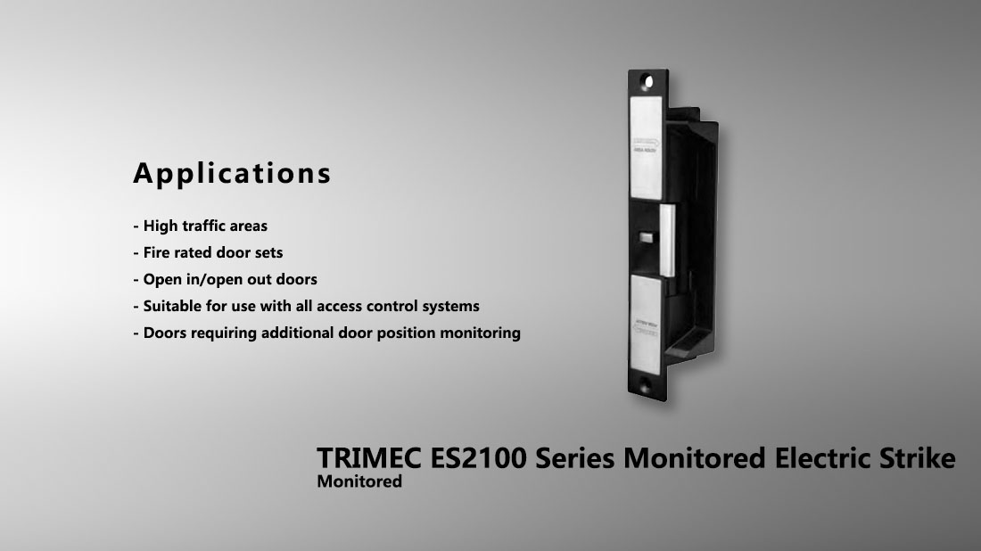 Trimec ES2100 Series Monitored Electric Strike 9 ES2100 ElectricStrike 5