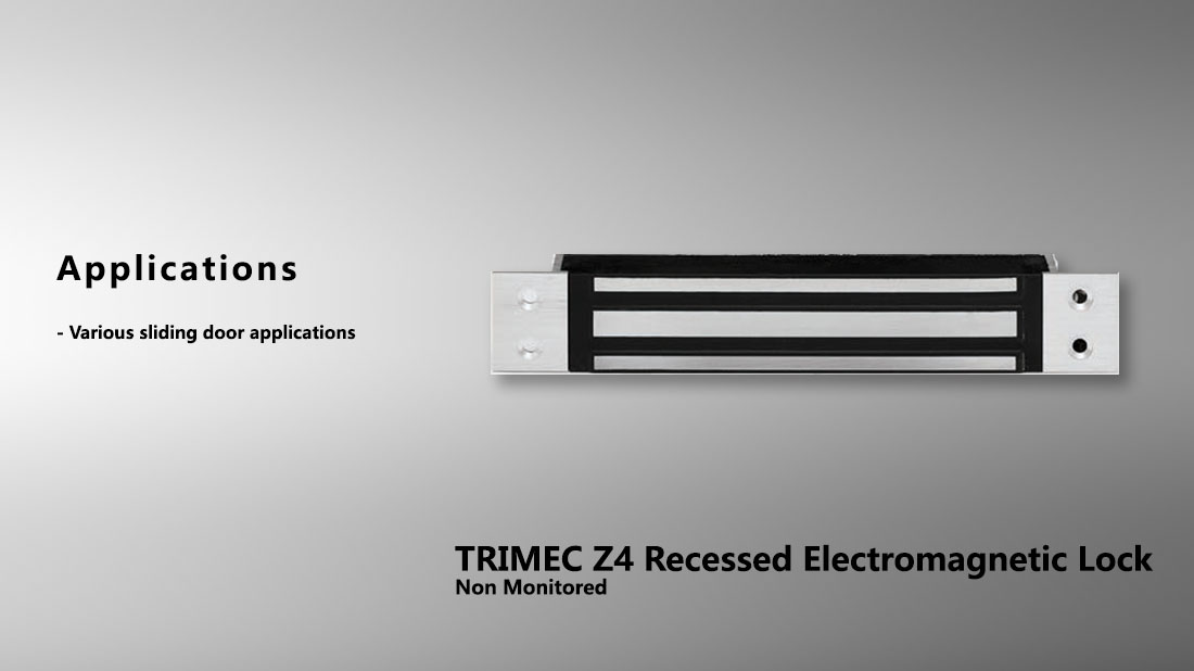 TRIMEC Z4 Recessed Electromagnetic Lock Non Monitored 7 Trimec Z4 Recessed Non Monitored 2