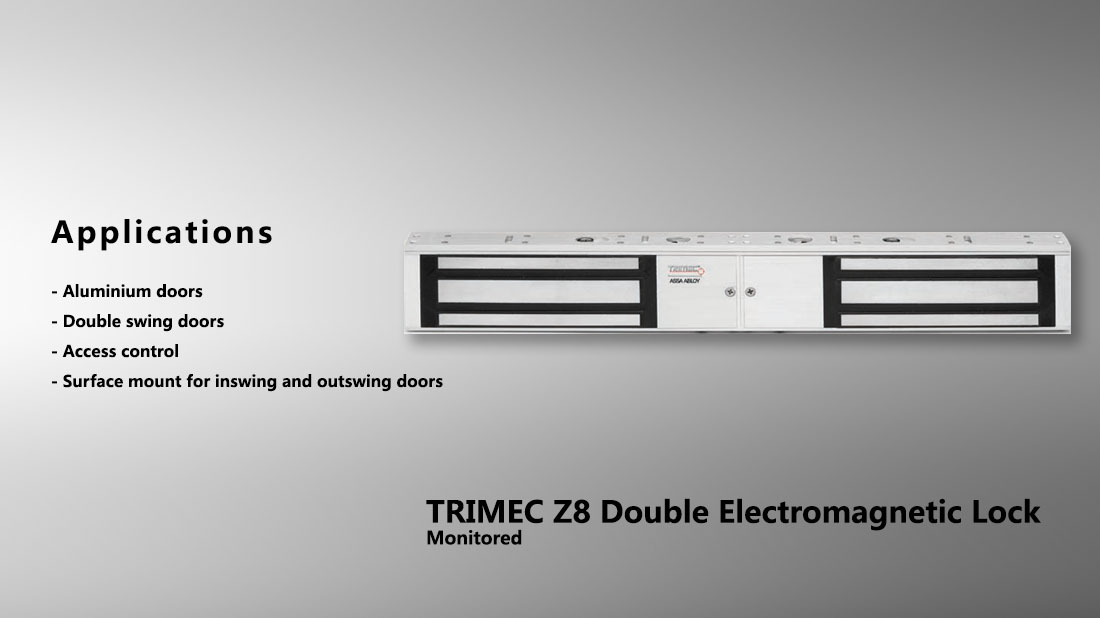 TRIMEC Z8 Double Electromagnetic Lock Monitored 7 Trimec Z8 Double Monitored 2