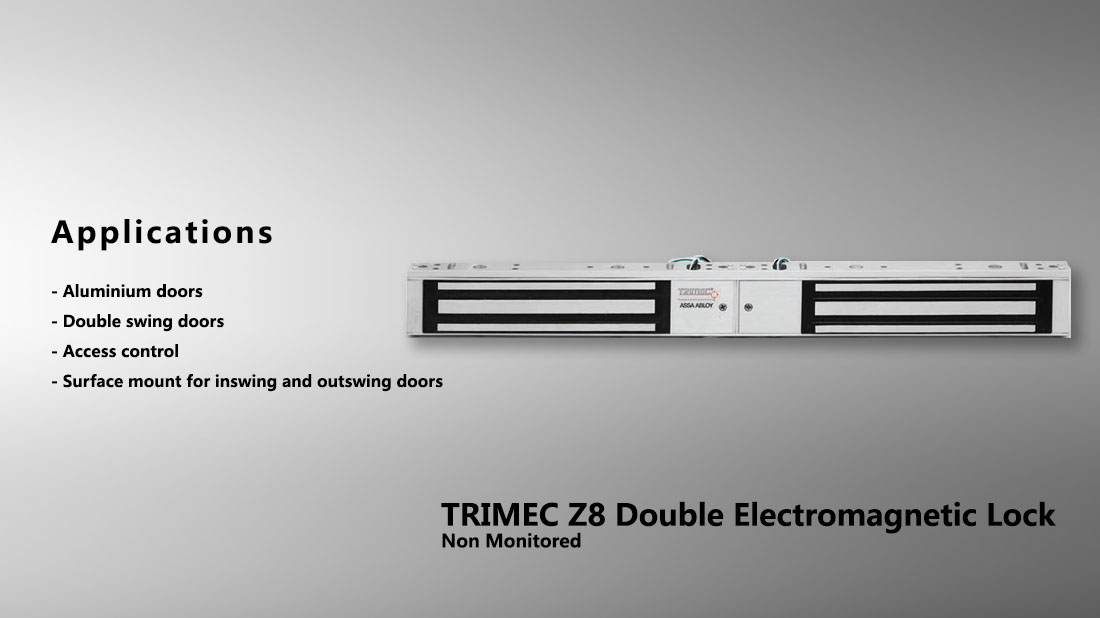 TRIMEC Z8 Double Electromagnetic Lock Non Monitored 7 Trimec Z8 Double Non Monitored 2